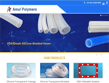 Tablet Screenshot of amulpolymers.com